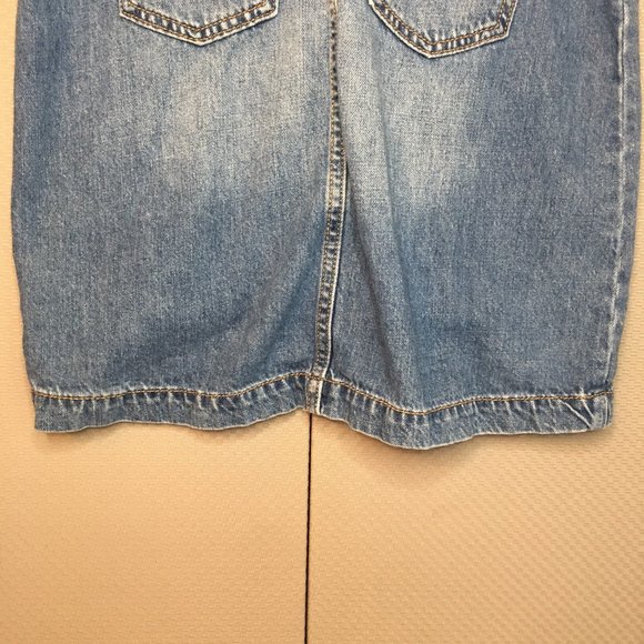 Gap Denim Overall Dress Girls Size Large - Picture 8 of 12